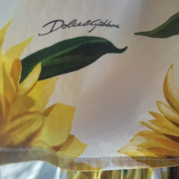 Dolce & Gabbana long Sunflower dress - Picture 4 of 11